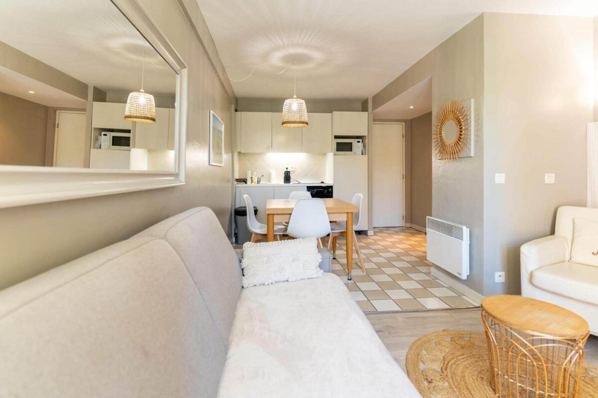 Beautiful Flat With Swimming Pool Tennis Court And Free Parking 117 Le Touquet Екстер'єр фото